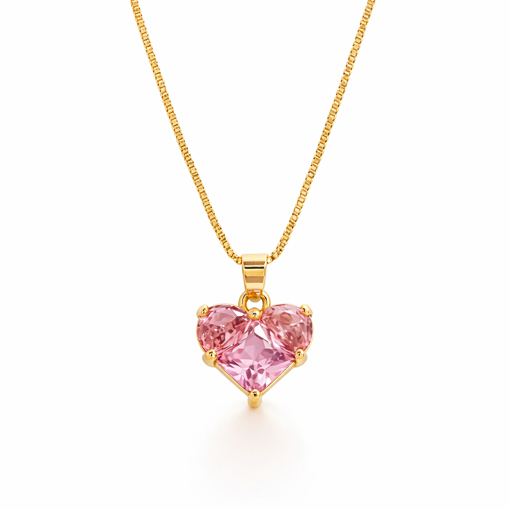Graceful Heart Set (Earrings / Necklace)
