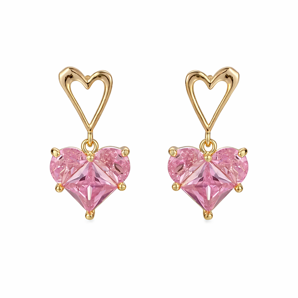 Graceful Heart Set (Earrings / Necklace)