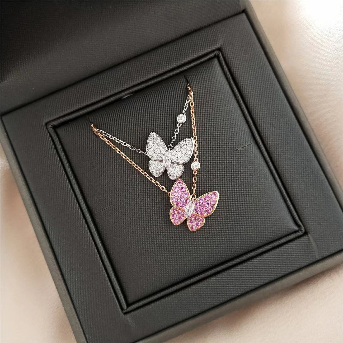 Diamond Wings Necklace