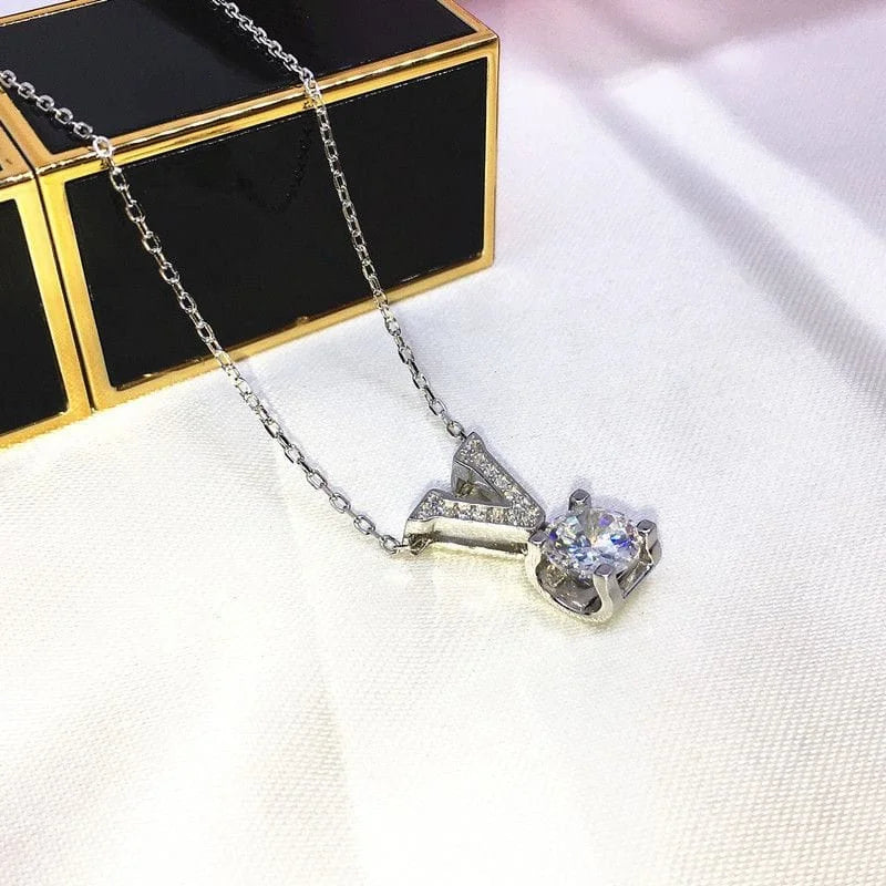 V‑Shine Crystal Drop Necklace
