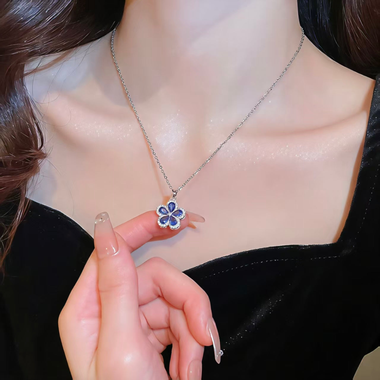 Sapphire Bloom Set