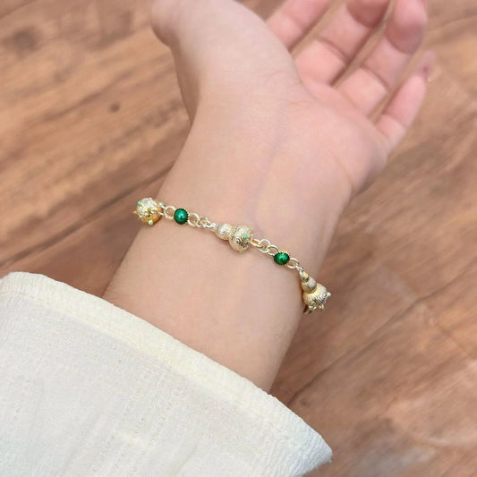 Pulsera de cuentas Armonía Verde