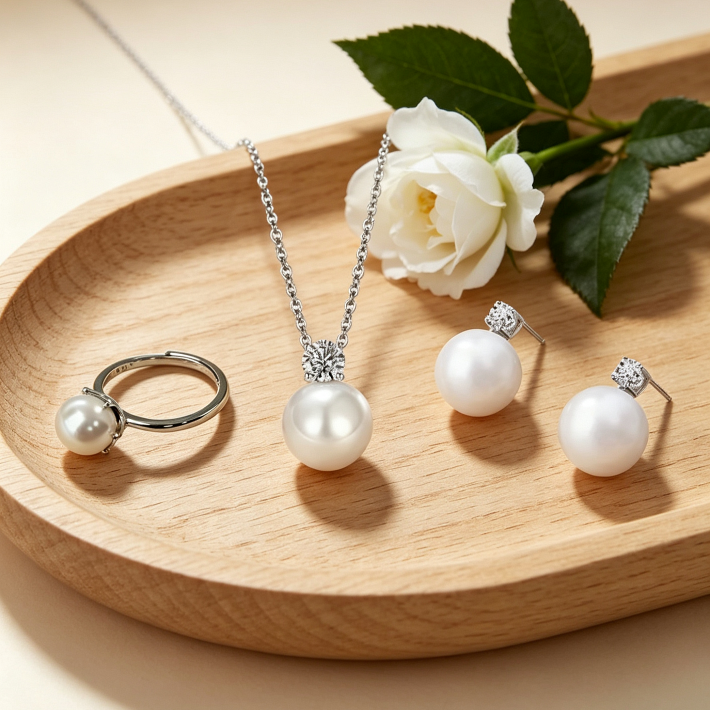 925 Sterling Silver Ocean Whisper Set
