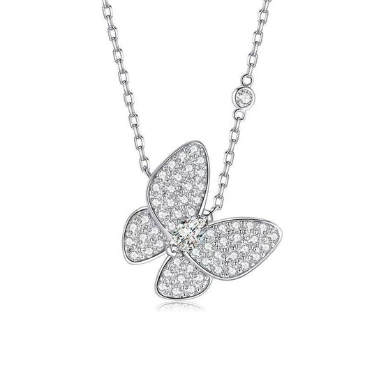Diamond Wings Necklace