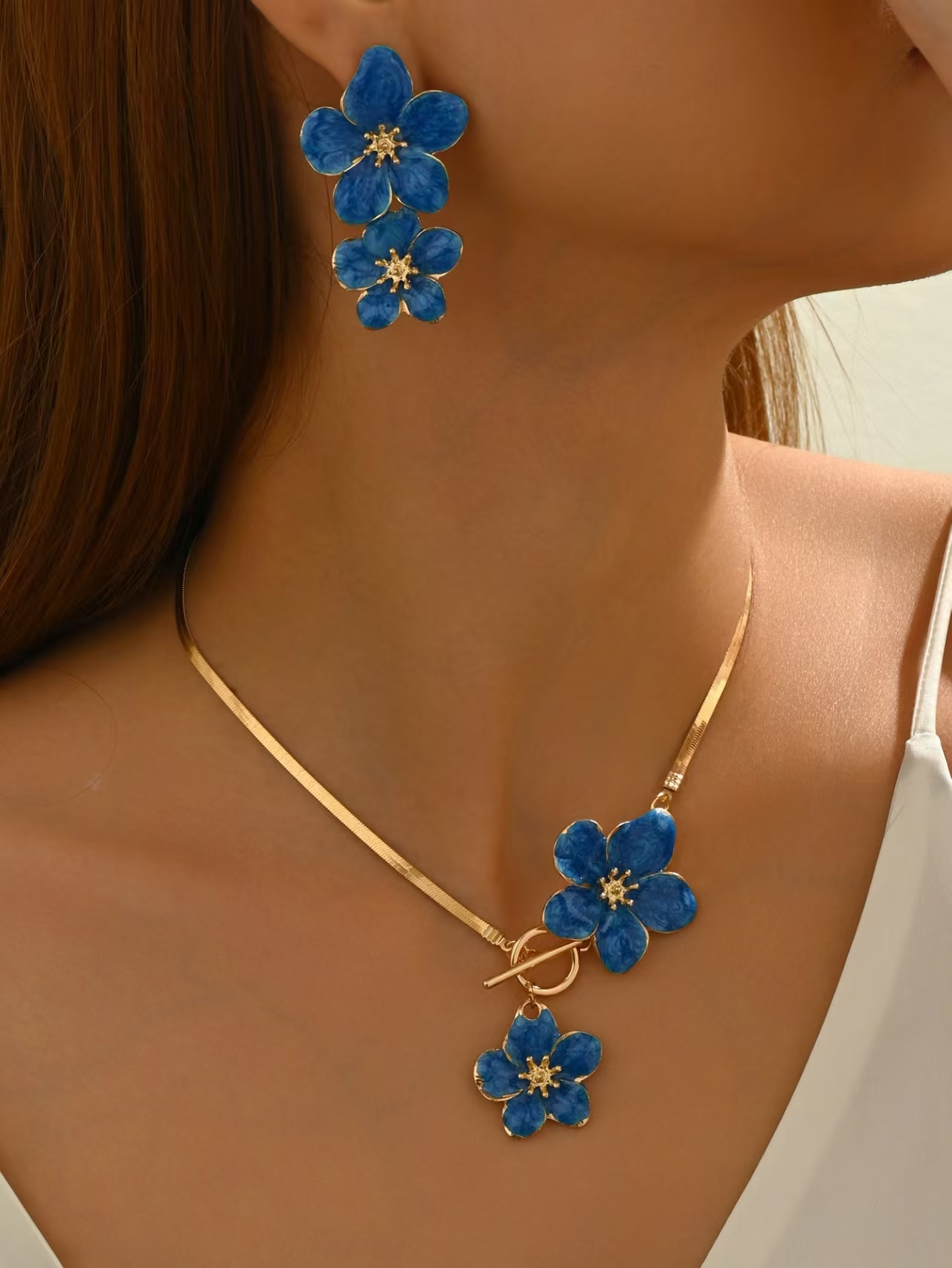 Collier Twin Bloom