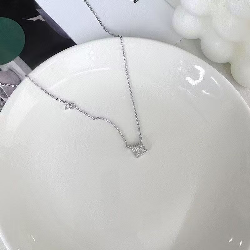 Collier en argent sterling 925 avec zirconia incrusté