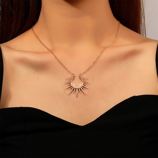 Collar Colgante Halo Radiante