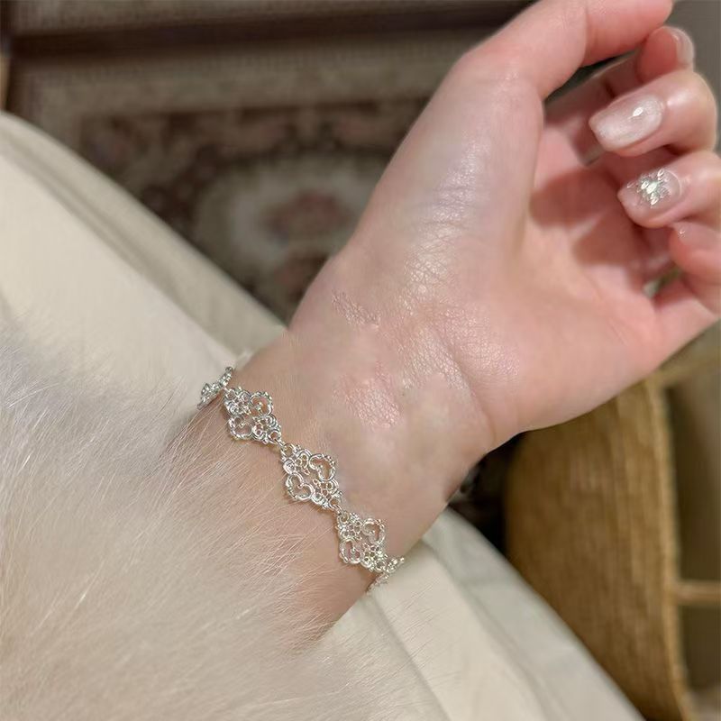 925 Sterling Silver Lace Harmony Bracelet