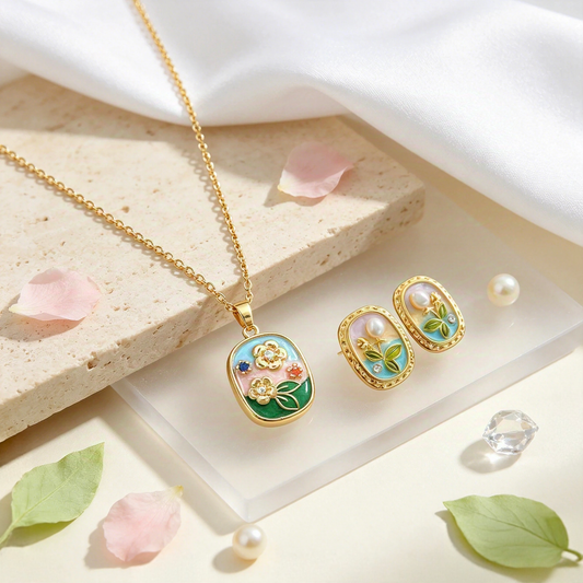 Enamel Garden Set