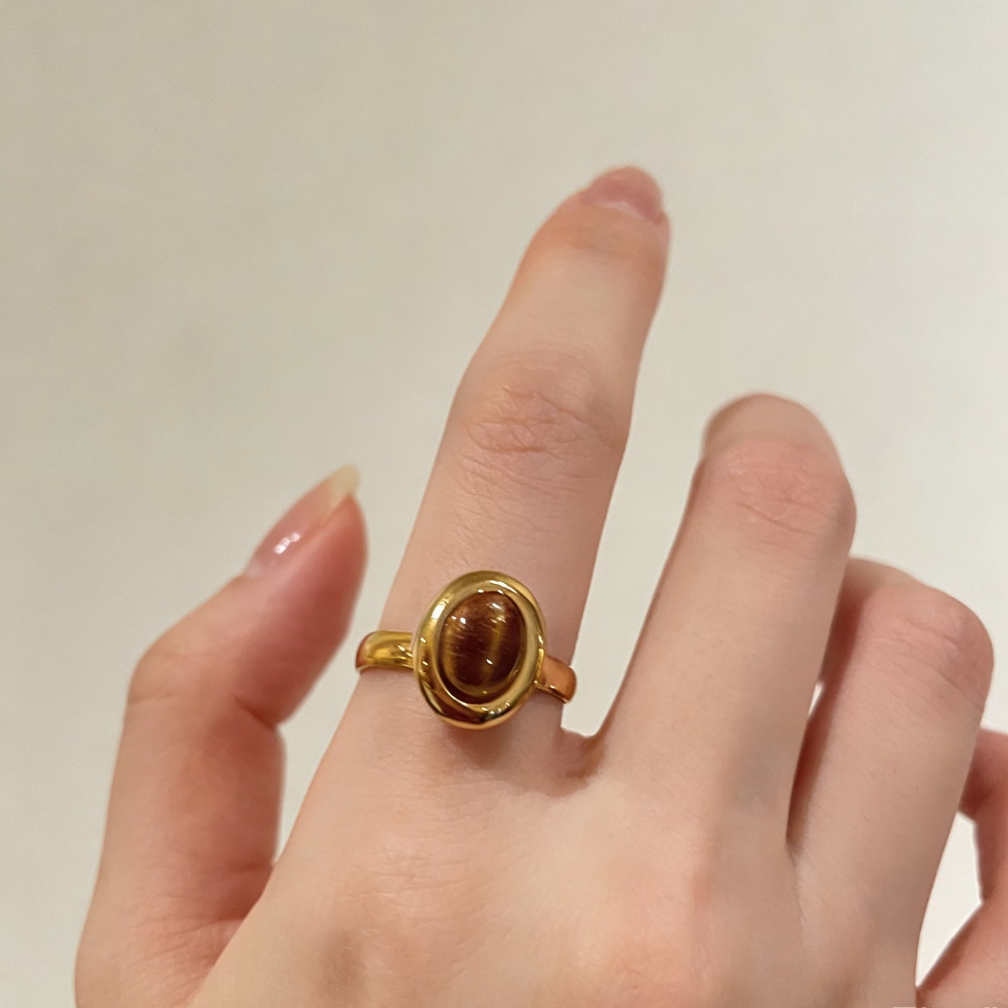 Tiger Eye Flow Ring
