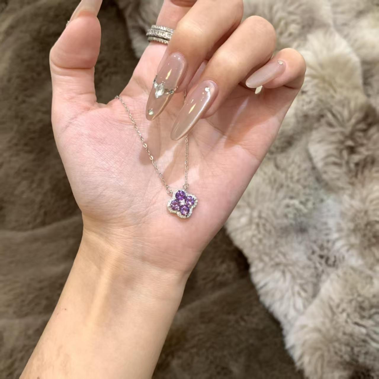 Lavender Bloom Necklace