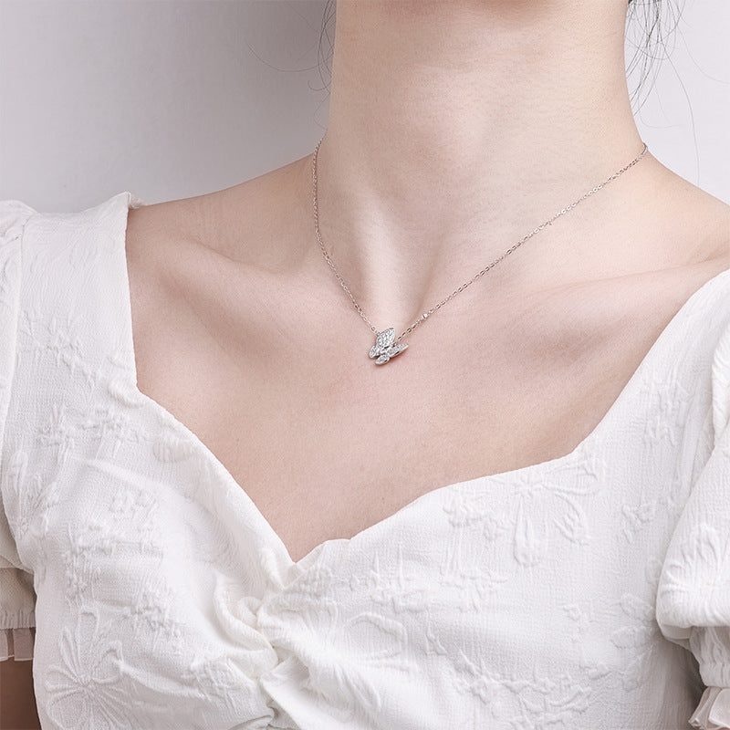 Diamond Wings Necklace