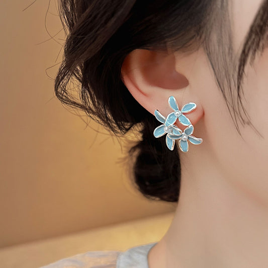 Azure Bloom Earrings