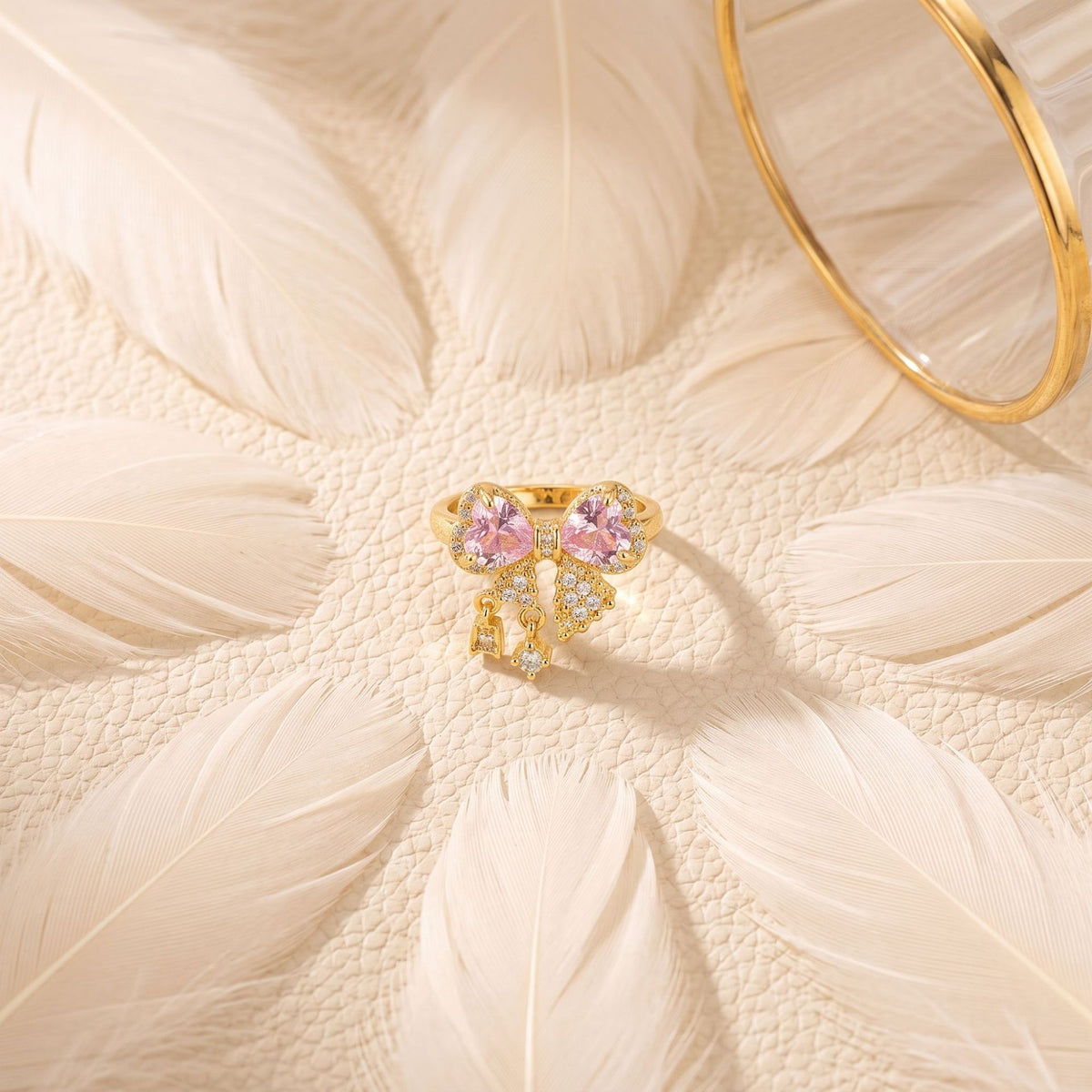 Sweet Bow Set (Earrings / Necklace / Ring)