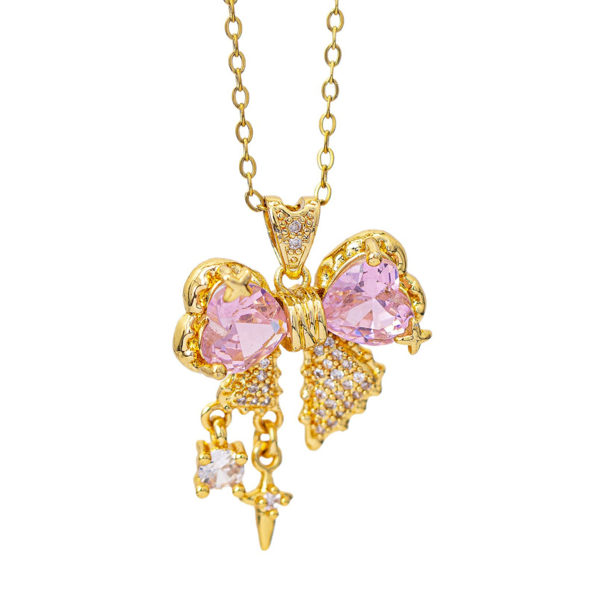 Sweet Bow Set (Earrings / Necklace / Ring)