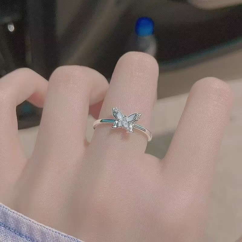 925 Sterling Silver Butterfly Ring