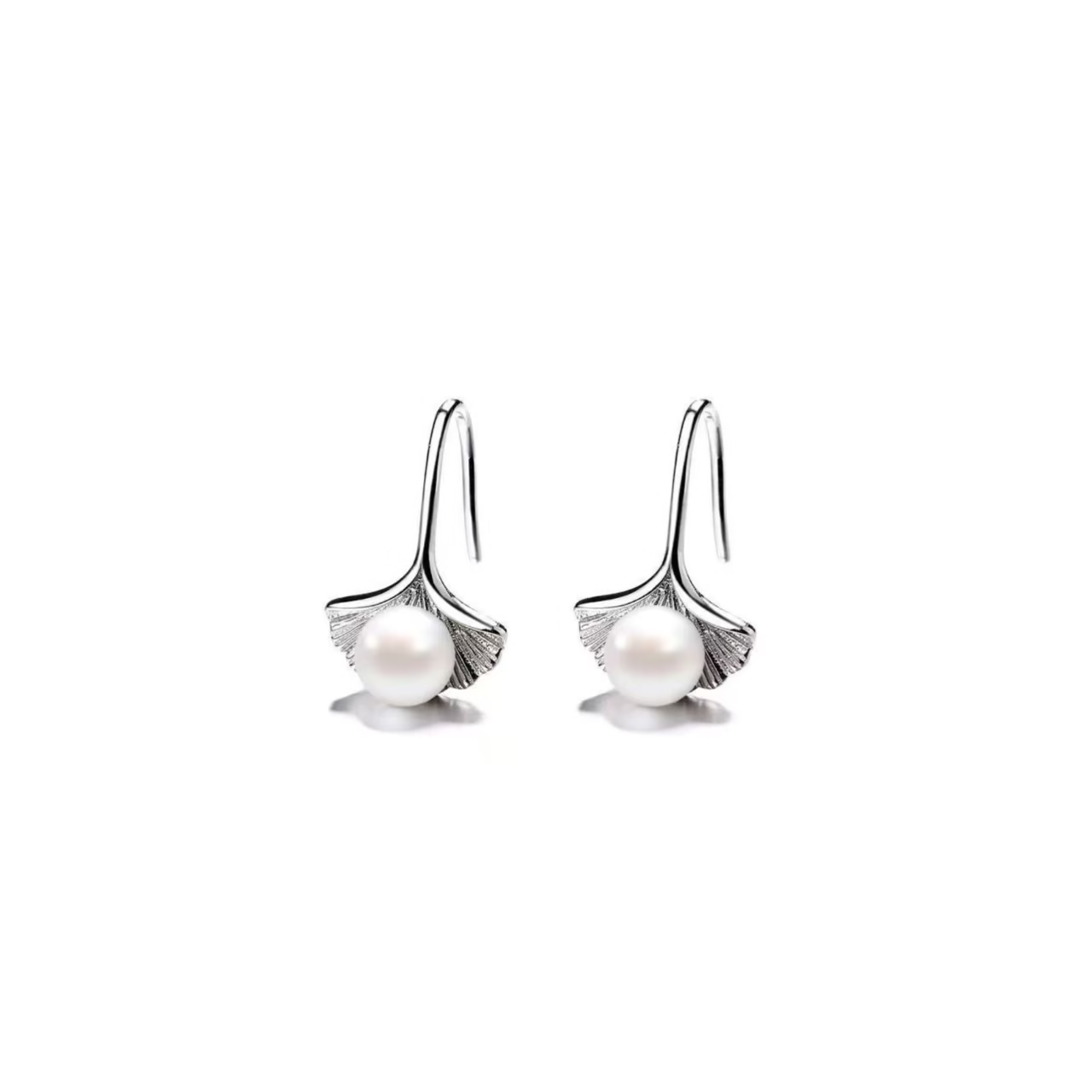 Boucles d'oreilles en argent sterling 925 avec perles