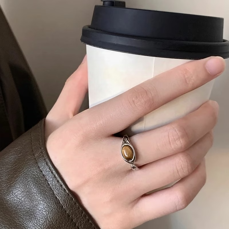 Serpent Eye Open Ring