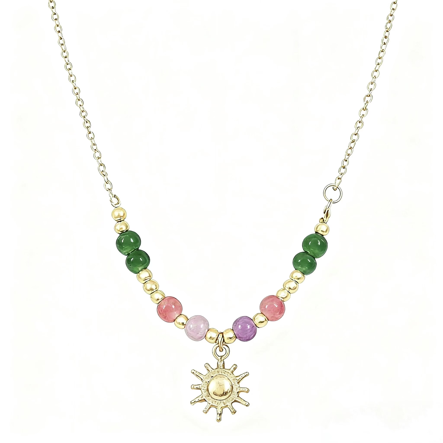 Sunbeam Charm Necklace