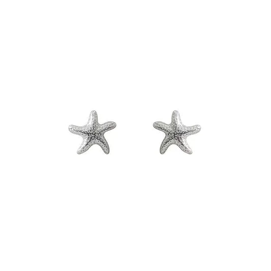 Pendientes de estrella de mar minimalistas