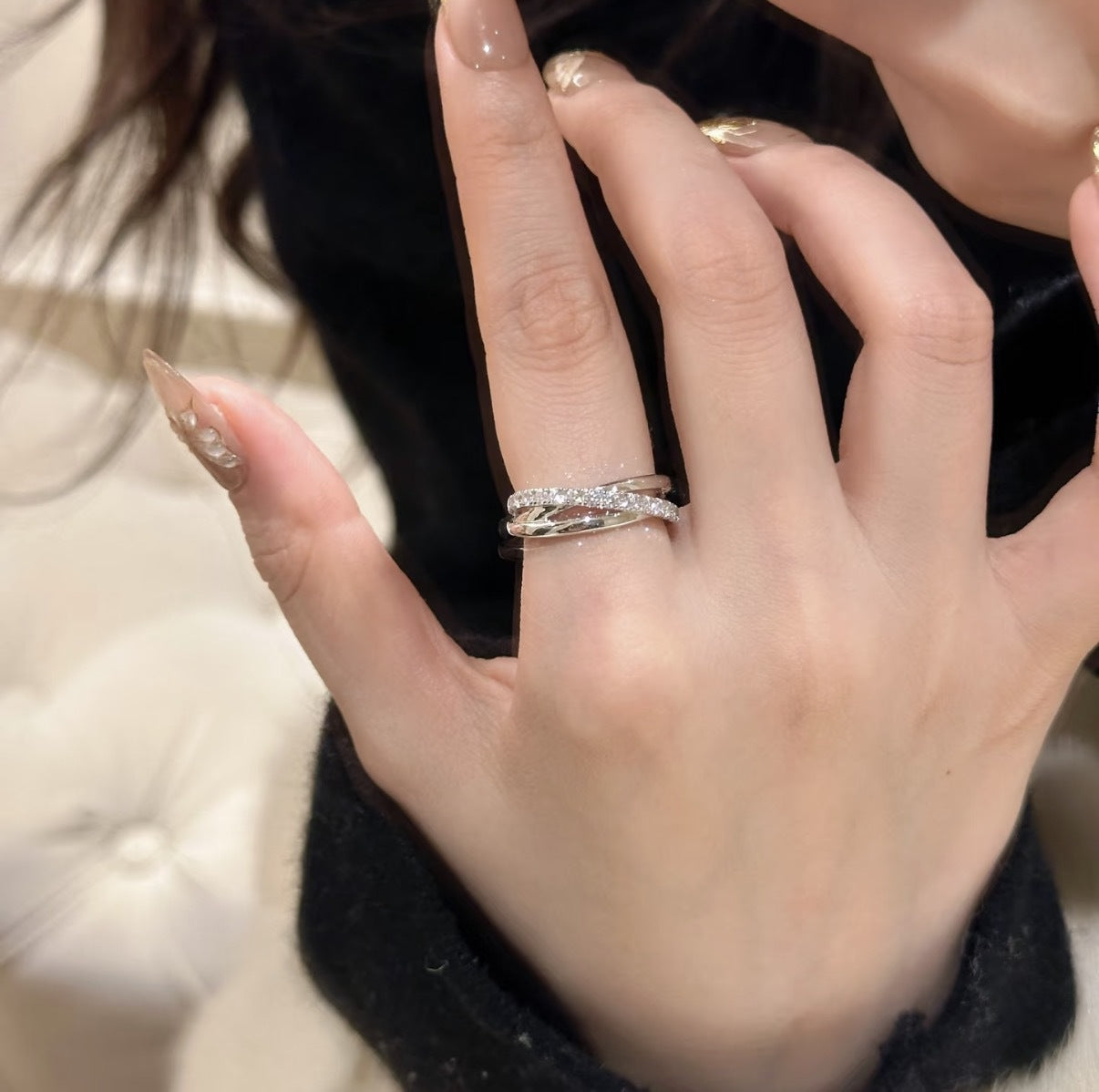 Aurora Twist Ring