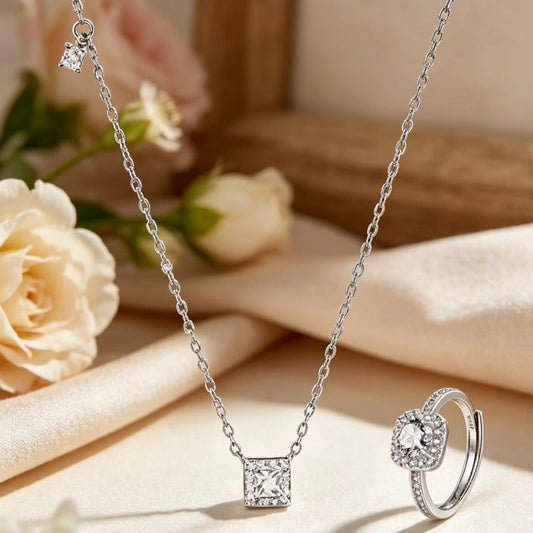 925 Sterling Silver Radiant Glow Set